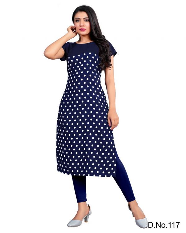 Regular Were Kurti Vol 3 Crepe Designer Digital Print Kurti collection